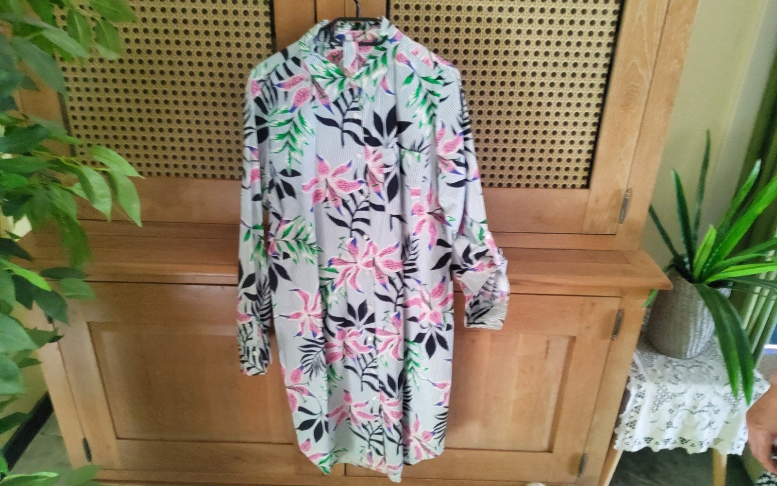 Dames jurk, Ophalen, Nieuw, Maat 46/48 (XL) of groter, Knielengte