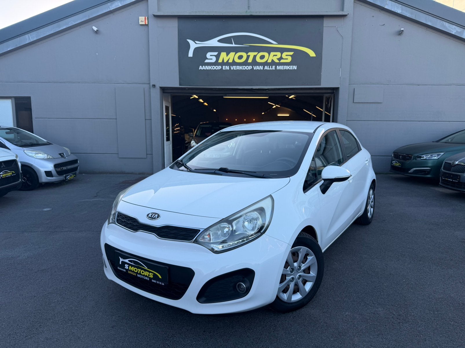 Kia Rio 1.4 CRDi | Airco | Cruise *keuring+Carpass* GARANTIE, Auto's, Euro 5, Stof, 1396 cc, Wit