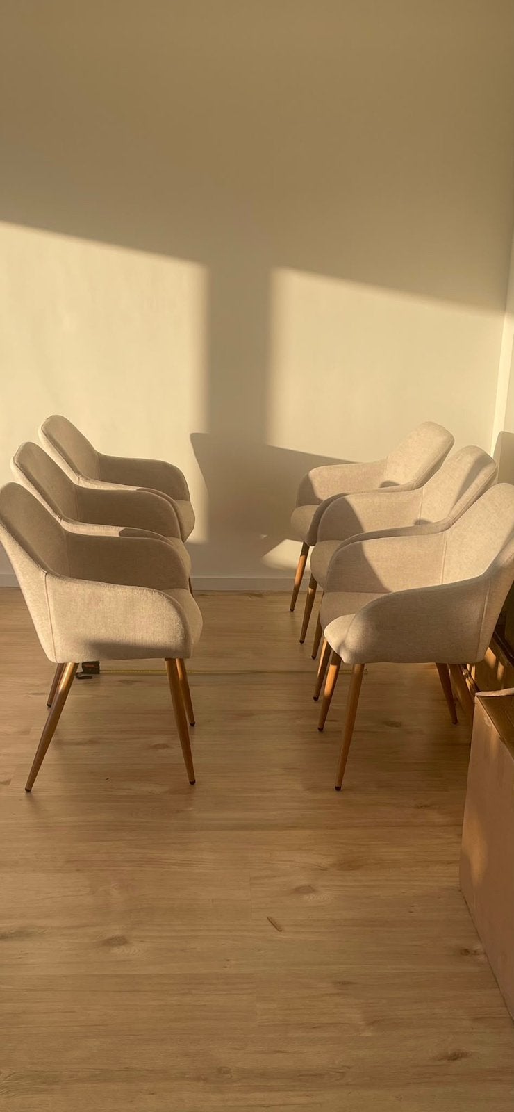 Japandi eetkamerstoelen te koop, Maison & Meubles, Chaises, Japandi, Autres couleurs, Comme neuf, Enlèvement