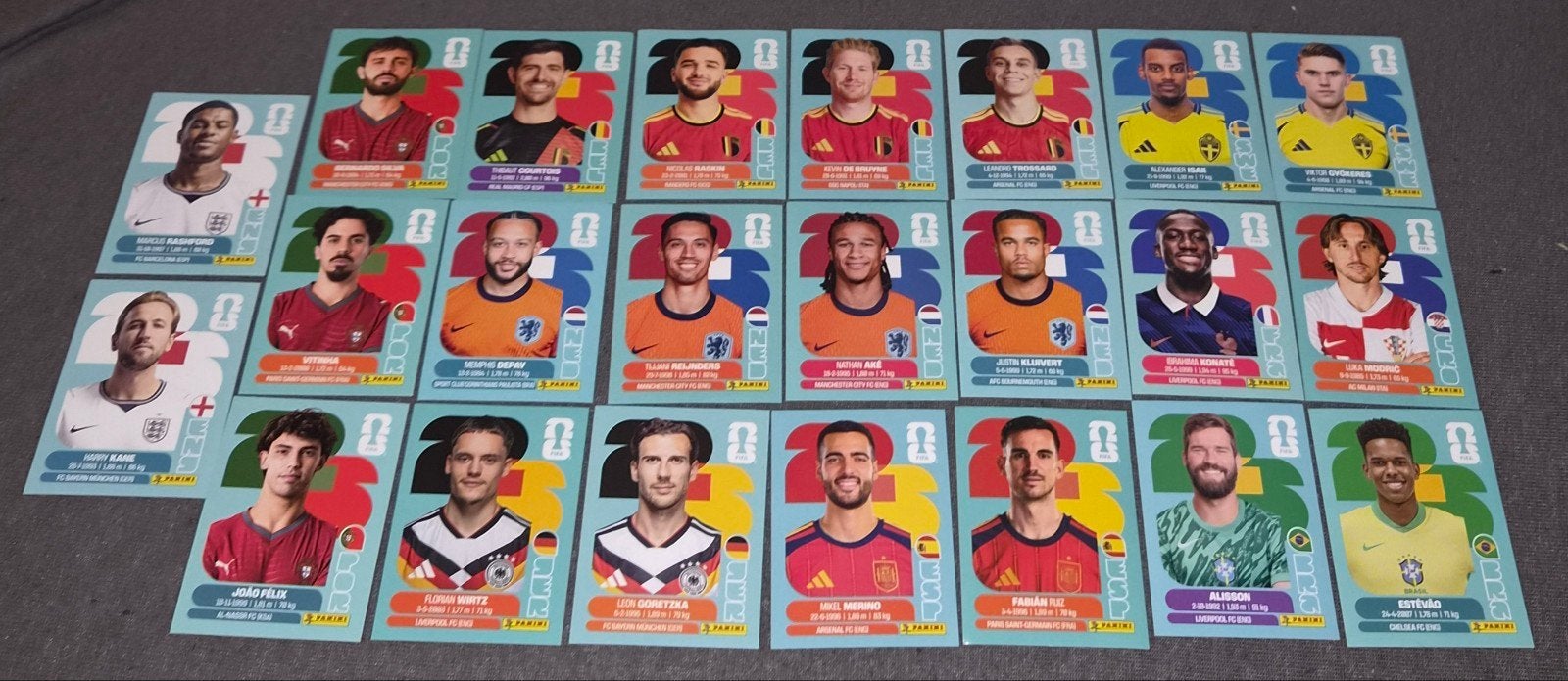 !!Magnifique Lot de 23 stickers !!Panini World Cup 2026, Verzenden, Nieuw, Overige typen