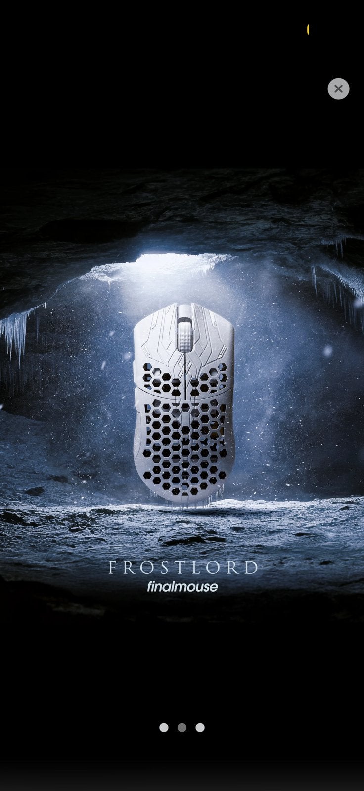 Finalmouse frostlord, Informatique & Logiciels, Enlèvement ou Envoi, Souris