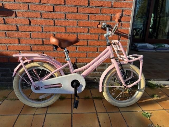 Meisjesfiets SuperSuper Cooper 16 inch, Ophalen, Terugtraprem, Gebruikt, Handrem