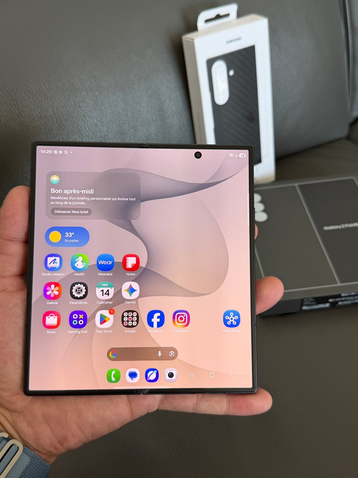 Samsung Galaxy Z Fold 8 Ultra Graphite état neuf, vd/éch, Neuf, Enlèvement, Sans abonnement, Sans simlock