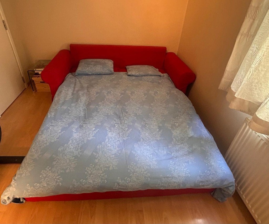 Canapé convertible 3 places, 200 à 250 cm, Banc droit, Enlèvement, Utilisé