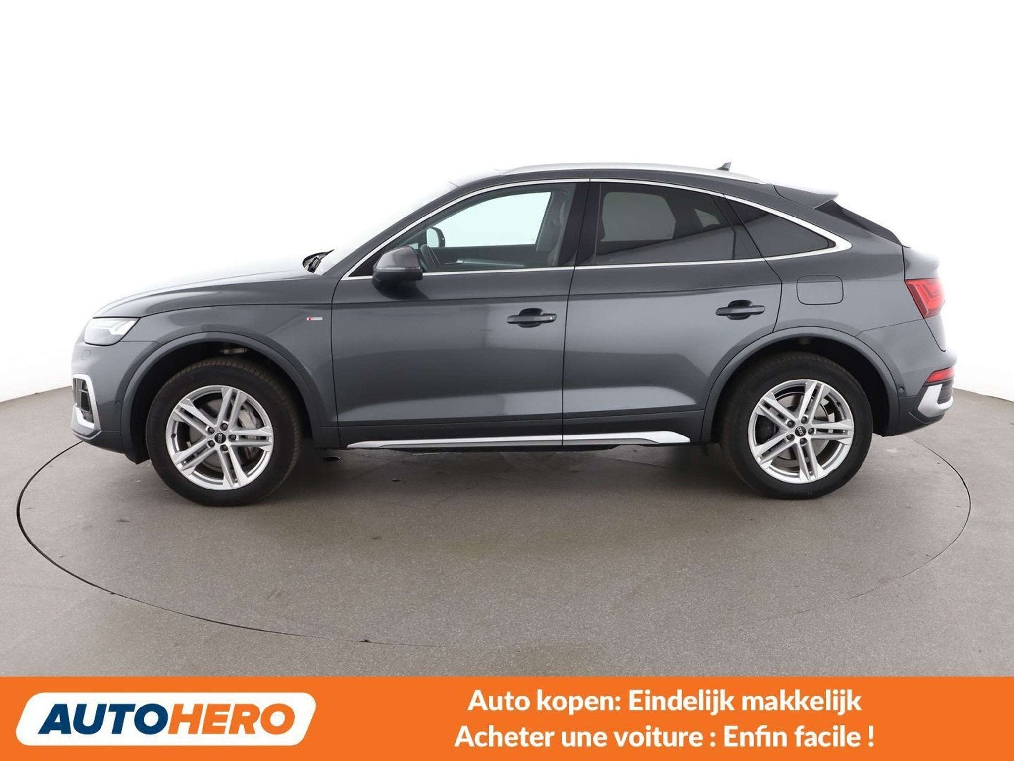 Audi Q5 50 TFSIe quattro S line (bj 2021, automaat), Auto's, Gebruikt, Euro 6, 41 g/km, Leder