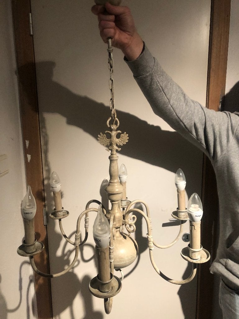 Landelijke luster, Huis en Inrichting, Ophalen, Gebruikt, Landelijk, Overige fittingen