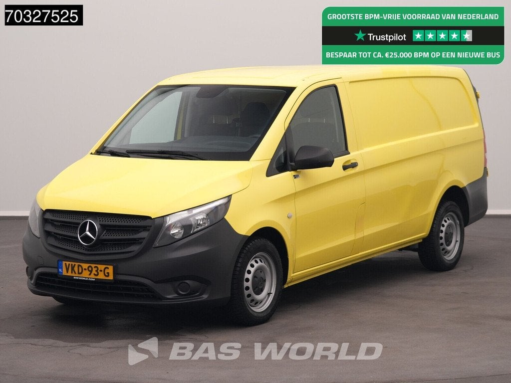Mercedes Vito 110 L2H1 Trekhaak Airco Cruise Parkeersensoren, 75 kW, Stof, Gebruikt, Euro 6