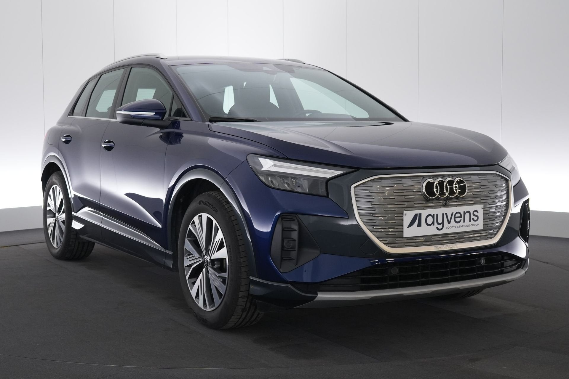 (2DXS860) AUDI Q4 E-TRON, Stof, Gebruikt, Overige modellen, Blauw