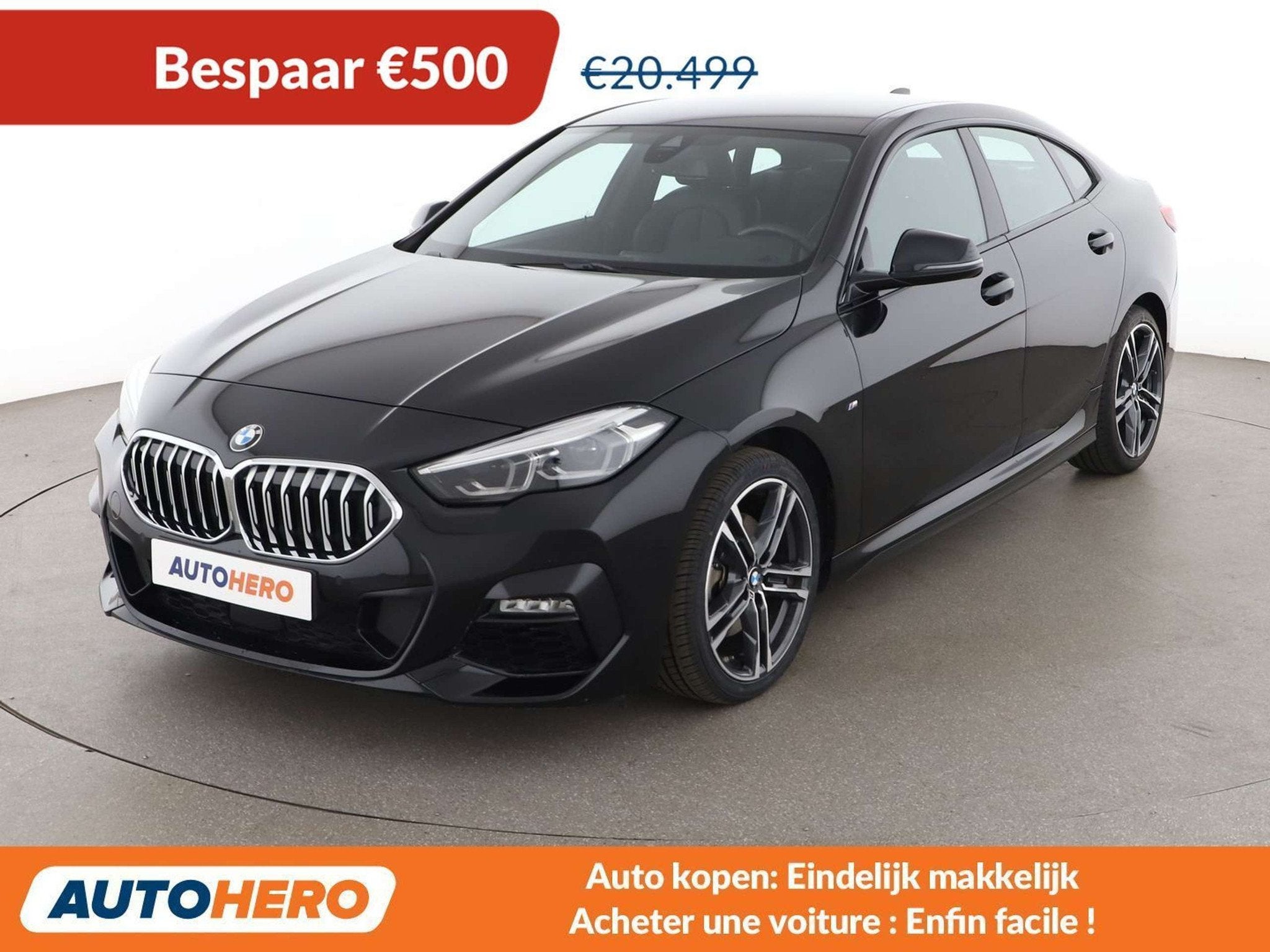 BMW 2 Serie 218 218i Gran Coupe M Sport (automatique), Cuir, Achat, Anti démarrage, Noir