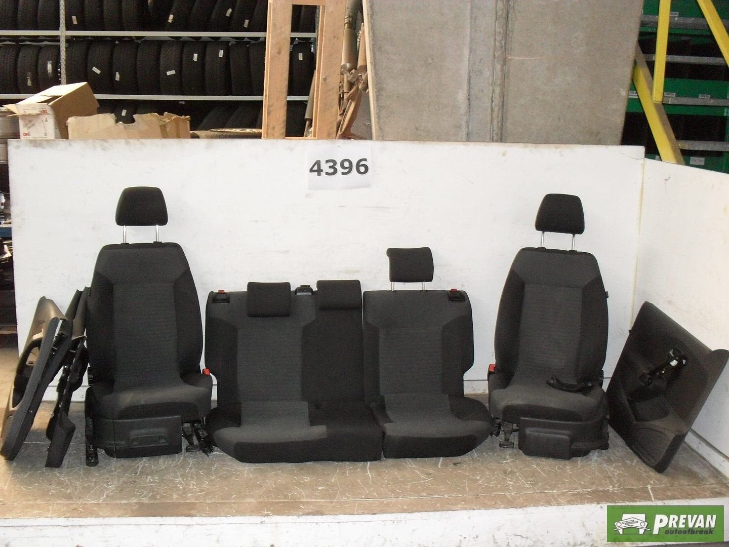VW POLO 6R  standaard zwart/grijs stoffen interieur, -, -, Audi, Enlèvement