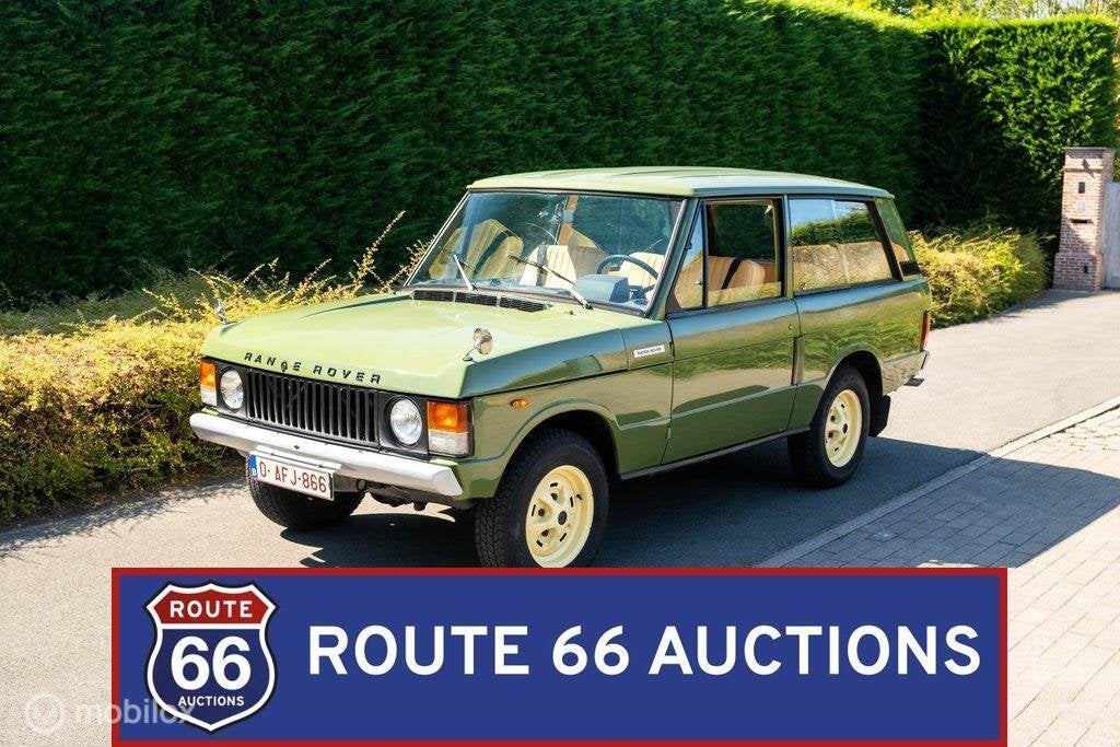 Land Rover Range Rover Classic | 1975 | Route 66 Auctions, Autos, Achat, Land Rover, Entreprise, Boîte manuelle