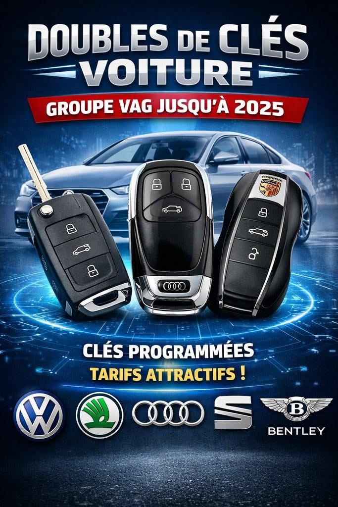 Double de clé programation, perte totale 0486 91 06 18, Service 24h/24, Autres travaux