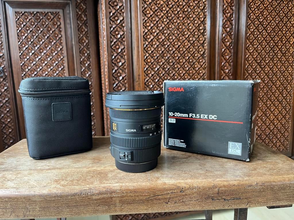 Sigma 10–20mm f/3.5 groothoeklens (Canon EF-S), Audio, Tv en Foto, Foto | Lenzen en Objectieven, Ophalen, Gebruikt, Groothoeklens