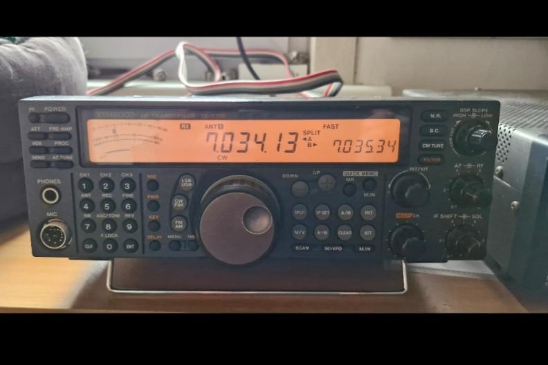 KENWOOD TS570D, Telecommunicatie, Ophalen of Verzenden, Gebruikt, Zender en Ontvanger