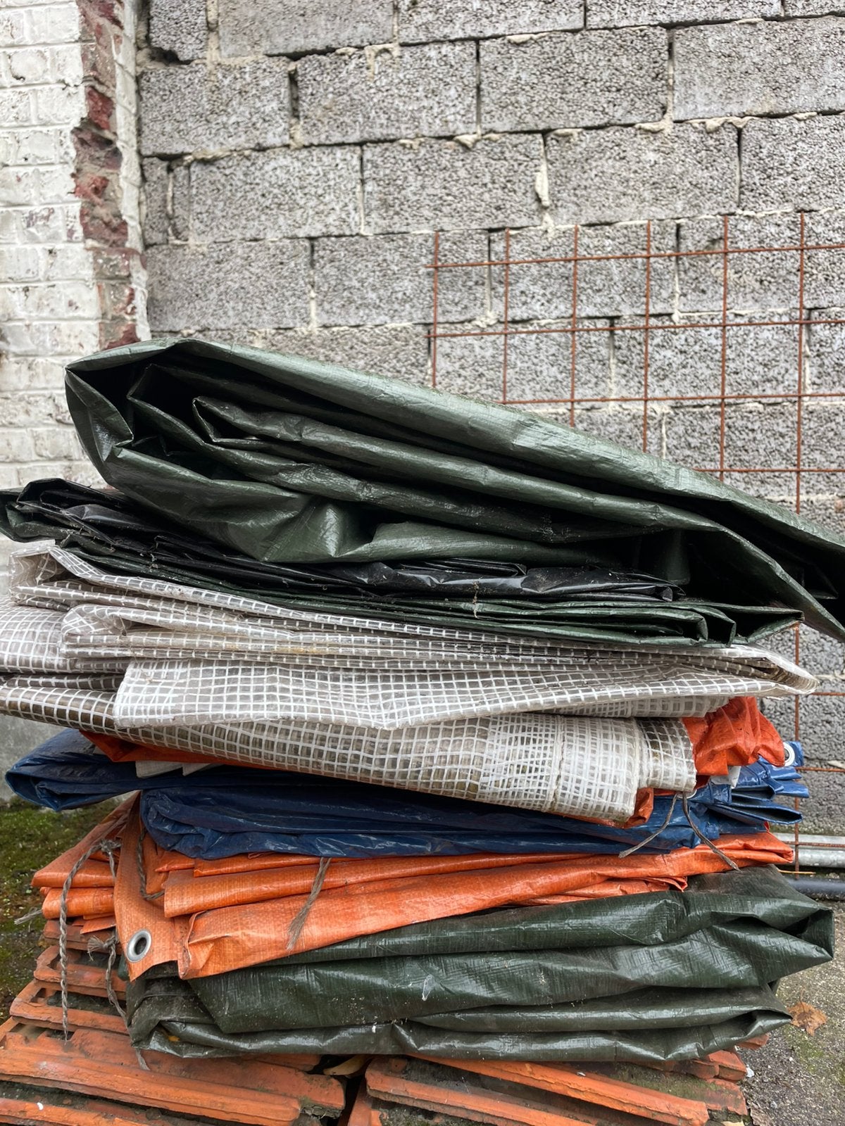 Baches de chantier, Doe-het-zelf en Bouw, Ophalen, Gebruikt, 15 m² of meer, Overige typen