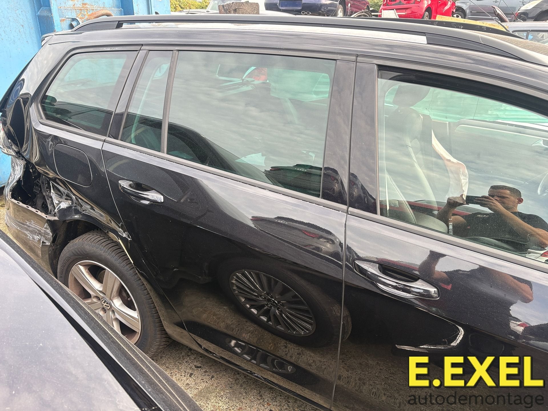 Deur rechts achter Volkswagen Golf VII Variant (AUVV)Combi 2, Gebruikt, -, Achter, Ophalen of Verzenden