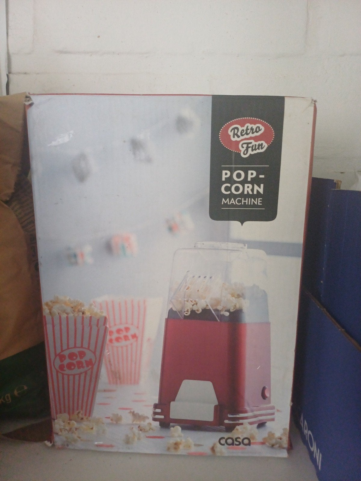 popcorn machine, Enlèvement
