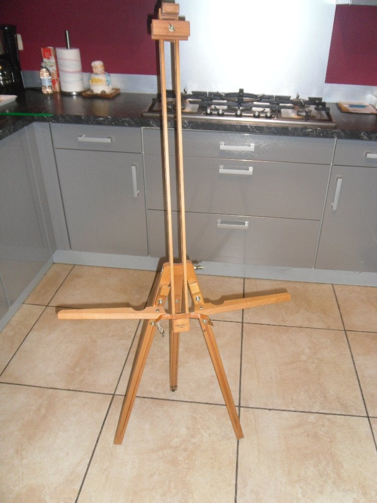 chevalet de campagne pliable en bois de hêtre, Hobby & Loisirs créatifs, Enlèvement ou Envoi, Neuf, Chevalet