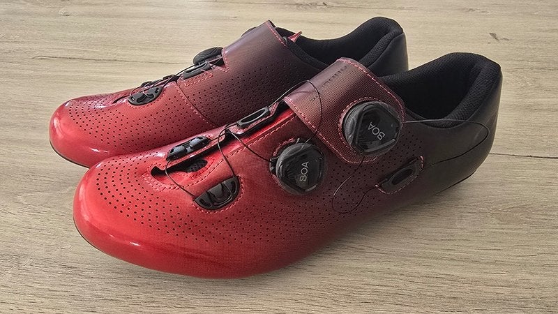 Shimano SH-RC702 Race schoenen  Red Maat 45 ‍️, Fietsen en Brommers, Fietsaccessoires | Fietskleding, Zo goed als nieuw, Schoenen