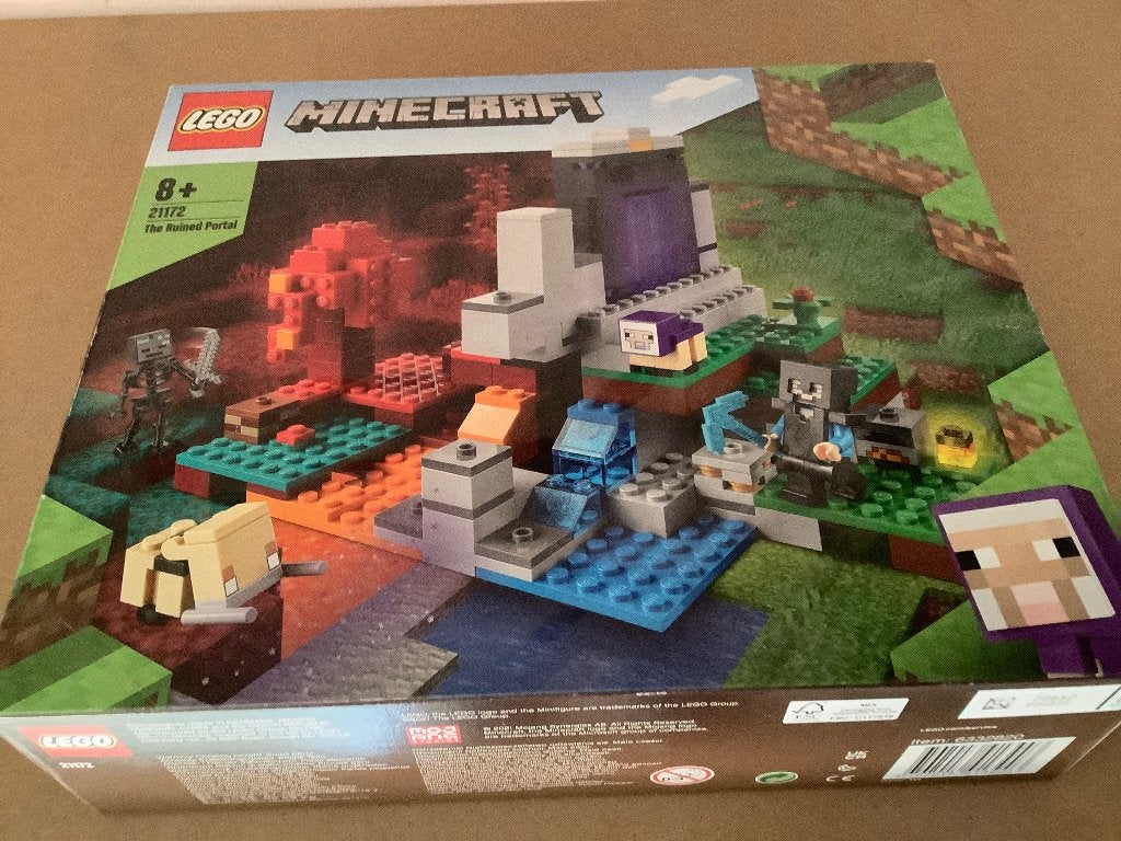 Lego 21172 The Ruined Portal minecraft, Minecraft, Lego, Nieuw, Ophalen of Verzenden