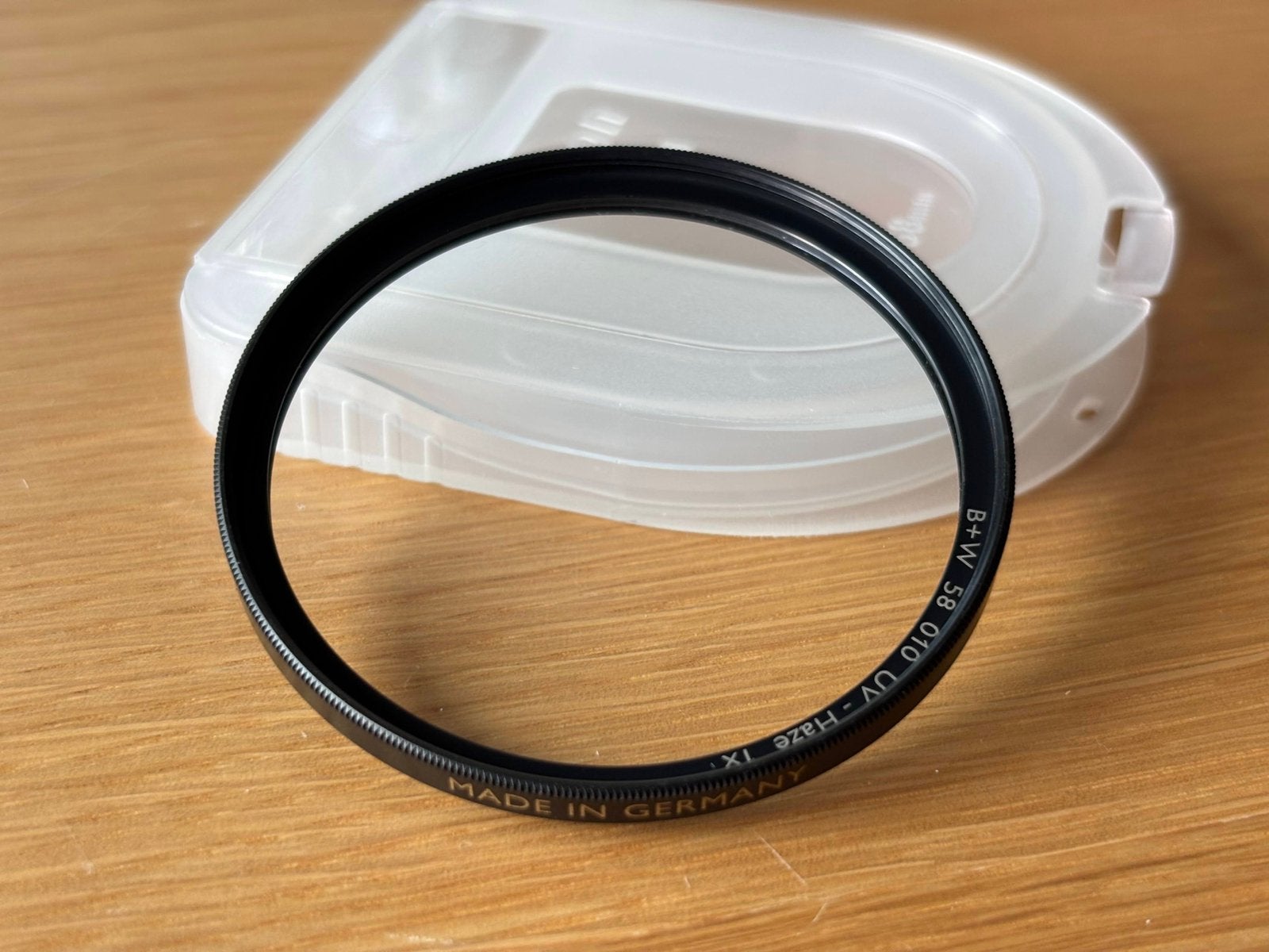 UV-filter 58mm, Audio, Tv en Foto, Foto | Filters, Ophalen, B+W, UV-filter, Zo goed als nieuw