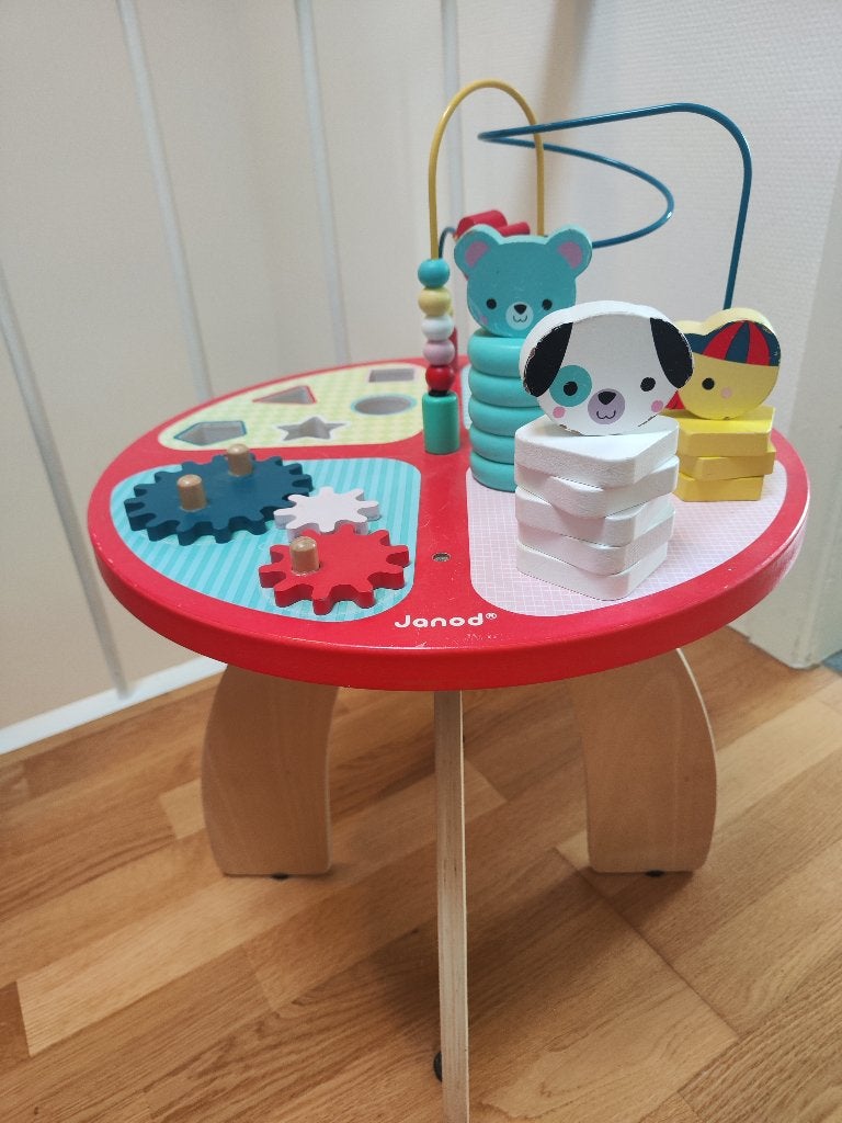 Activiteitentafel Janod, Ophalen, Gebruikt