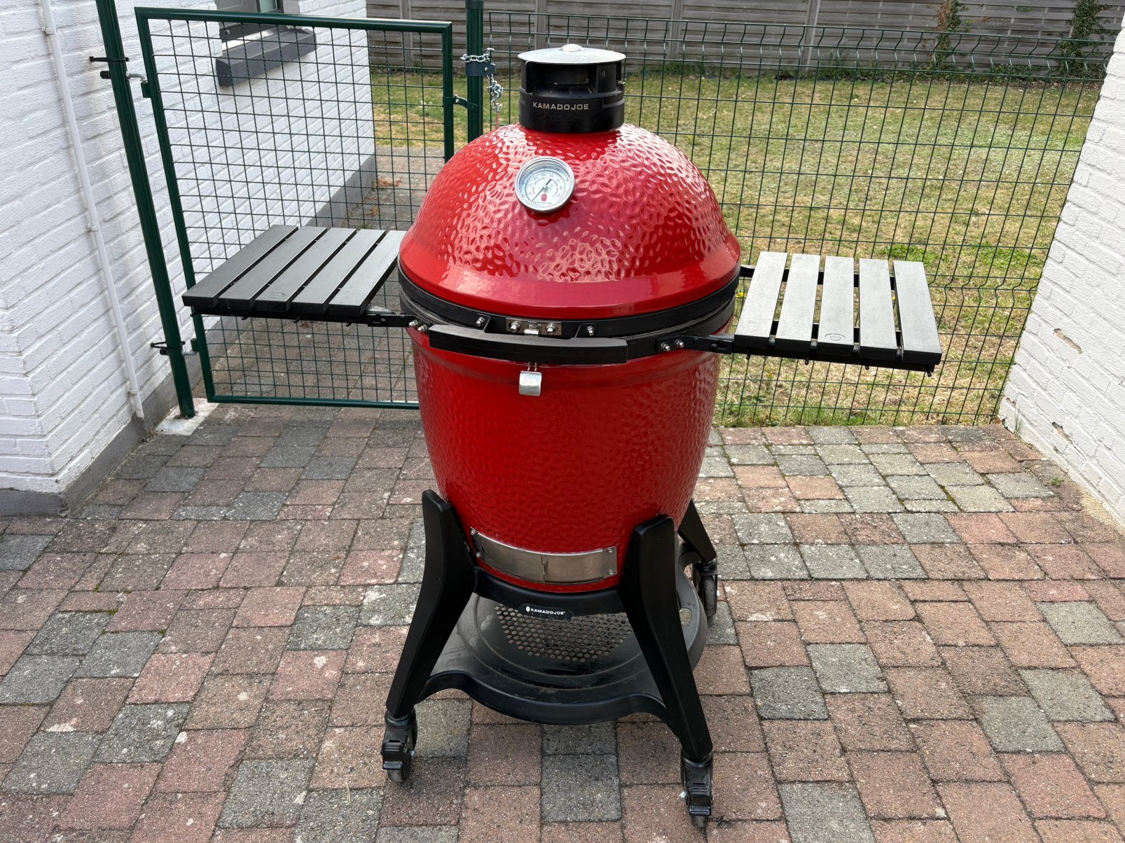 Kamado Joe Classic 3, Ophalen, Gebruikt, Met accessoires