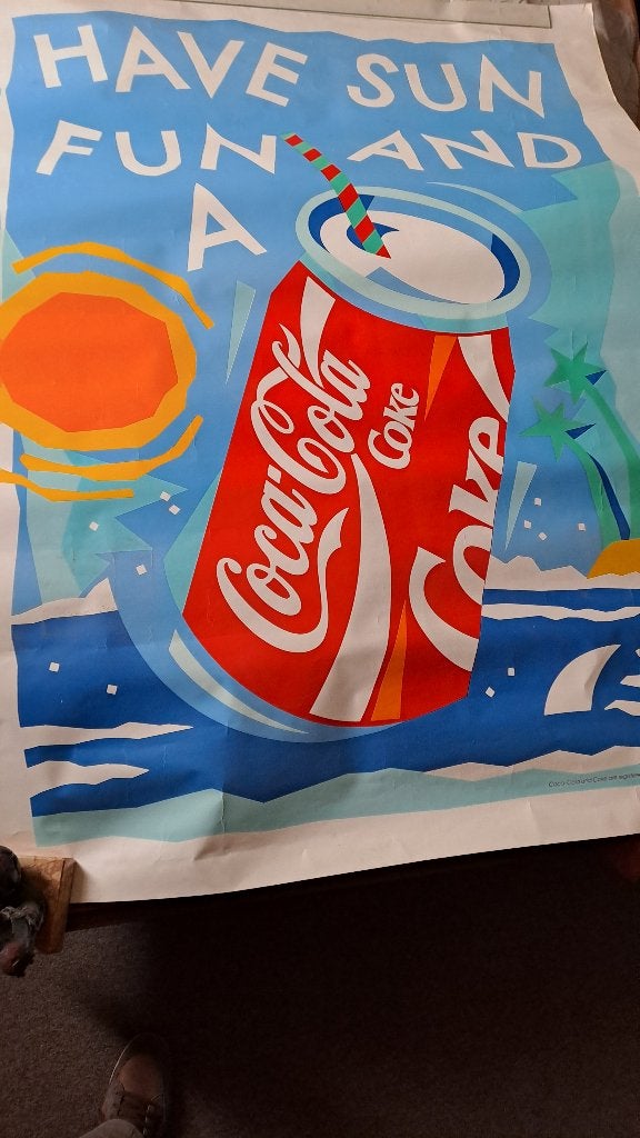 Grote Coca Cola poster, Collections, Posters & Affiches, Enlèvement
