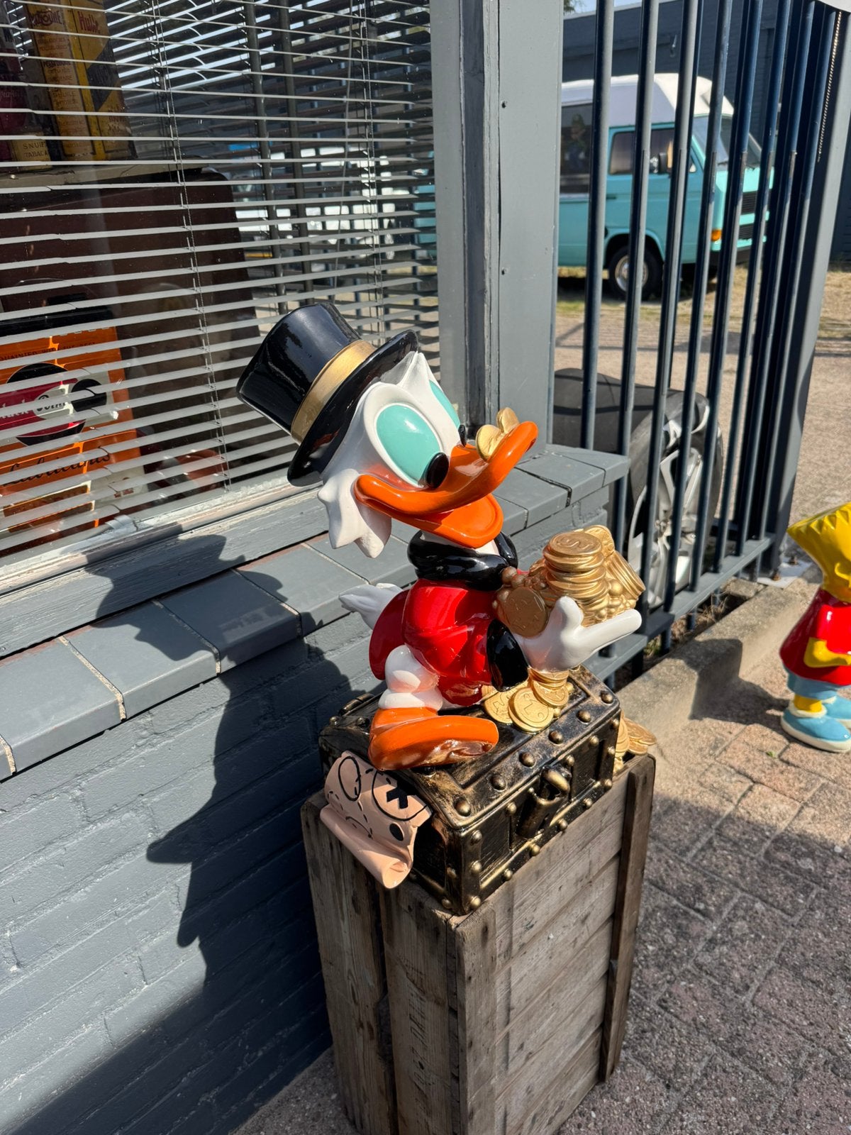 Disney Dagobert Duck Scroodge beeld, Verzamelen, Ophalen, Zo goed als nieuw, Fantasy