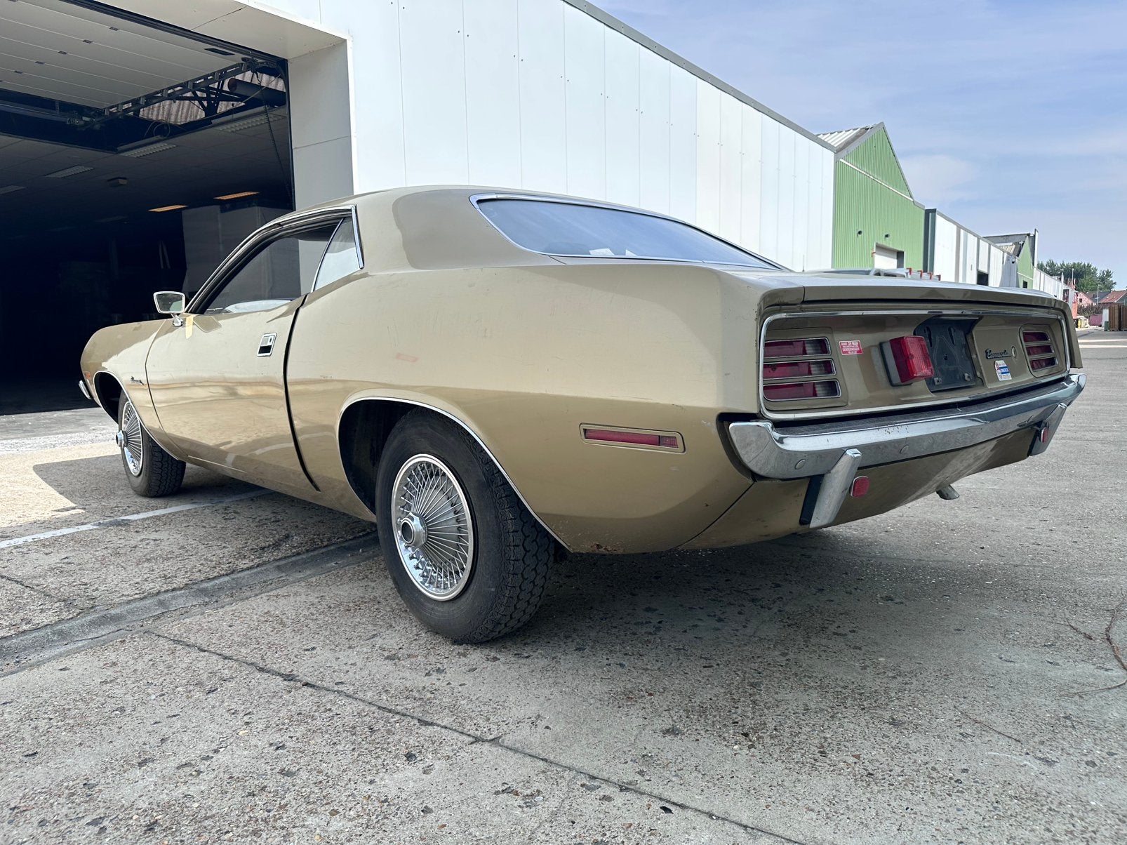 Plymouth Barracuda - 1971 - Voiture belge d'origine !, Autos, Cuir, Achat, Entreprise, Autres couleurs
