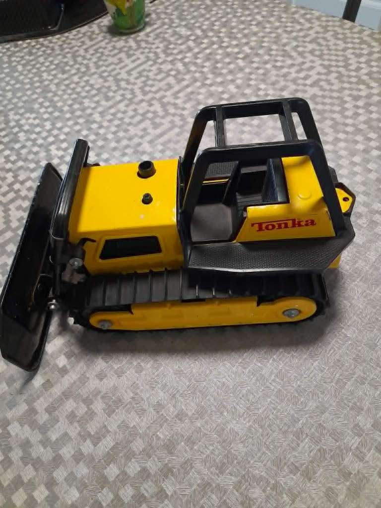 Tonka bulldozer, Antiek en Kunst, Antiek | Speelgoed, Ophalen of Verzenden