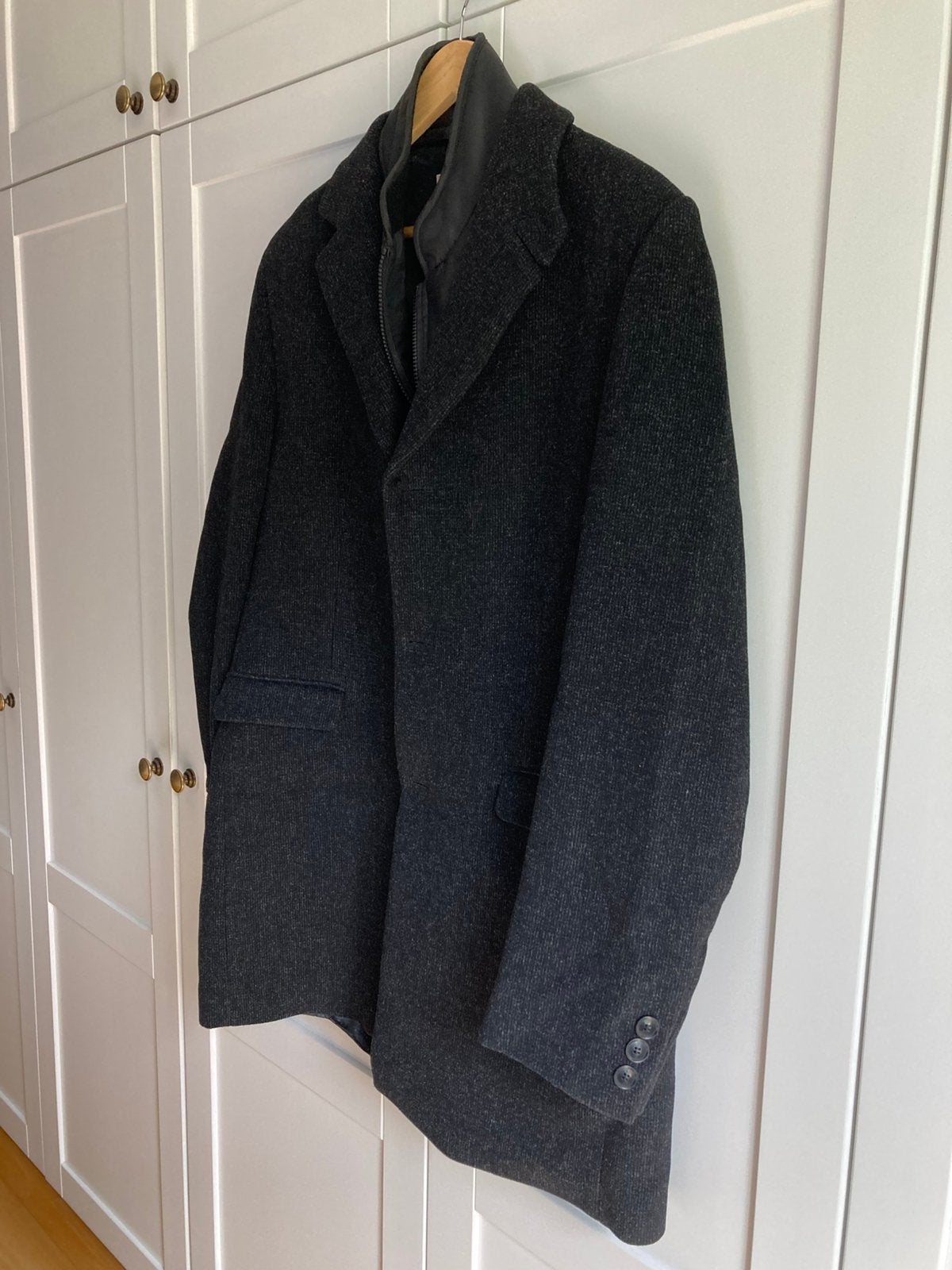 Herenmantel Paul L, Kleding | Heren, Kostuums en vesten, Ophalen of Verzenden, Zo goed als nieuw, Zwart