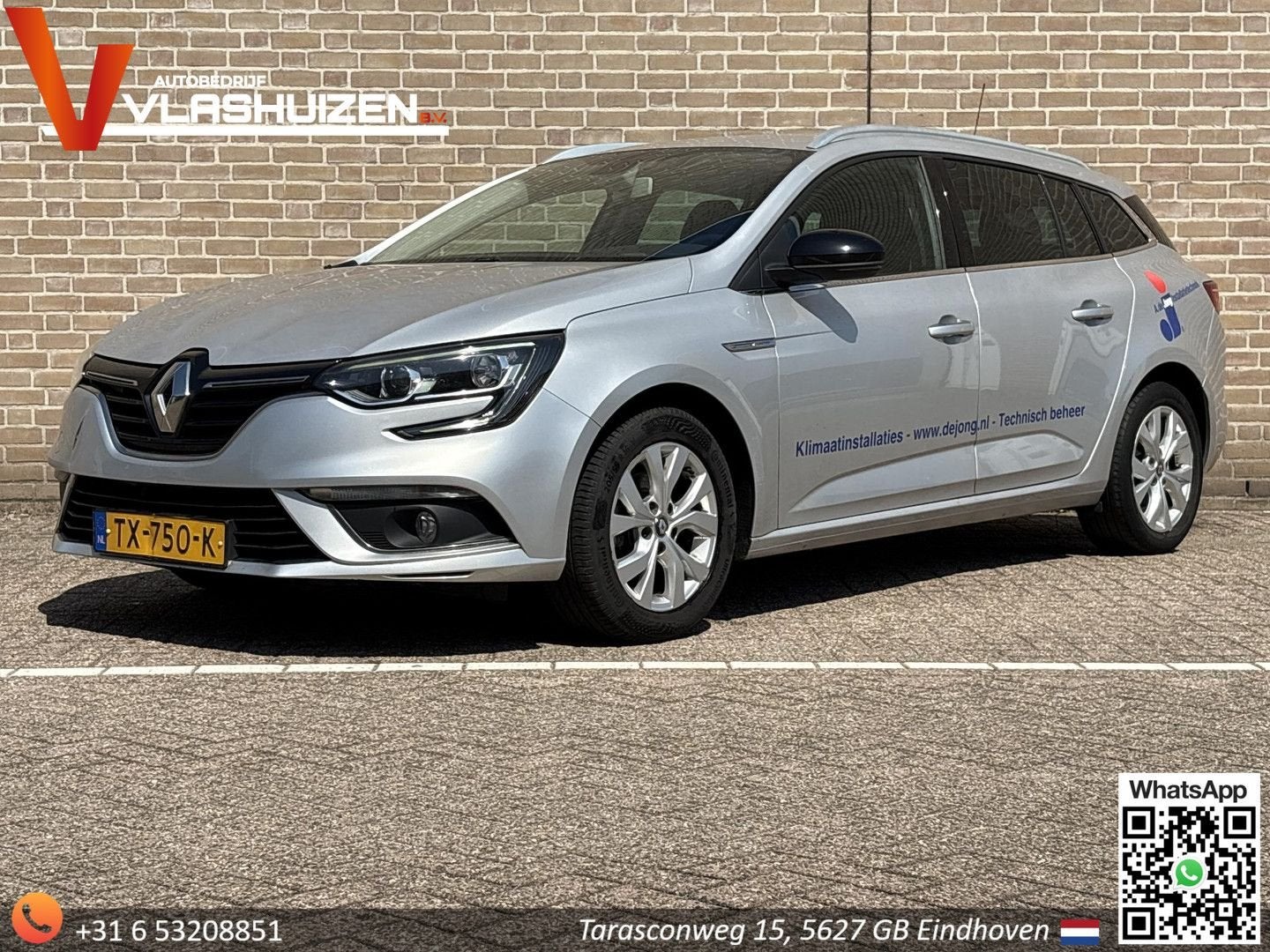 Renault Megane Estate 1.3 TCe Limited | € 5.450,- NETTO! | C, Zwart, 124 g/km, Bedrijf, Parkeersensor
