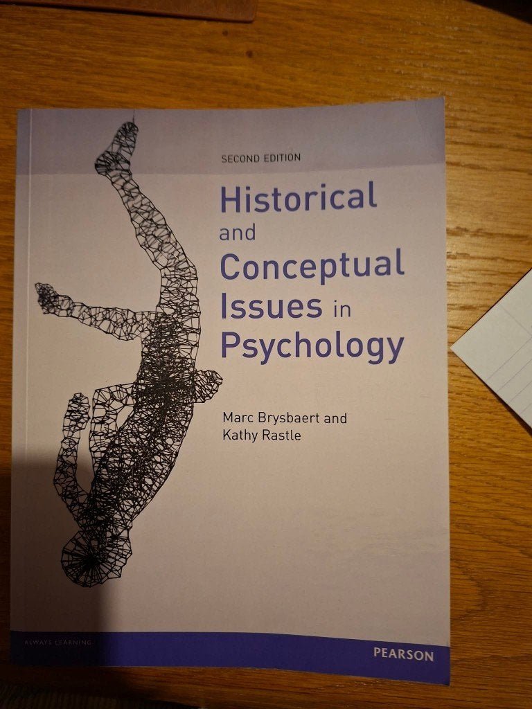 Boek Historical and Conceptual issues in Psychology te koop, Ophalen, Zo goed als nieuw, Klinische psychologie, Marc Brysbaert