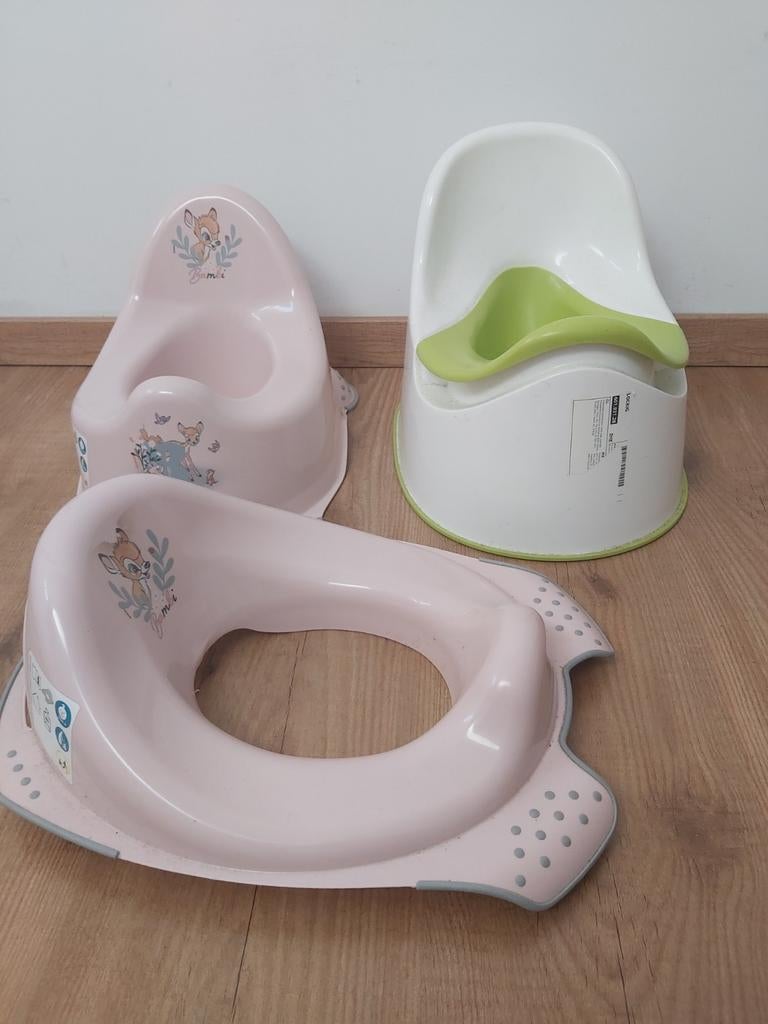 Zindelijkheidstrainingset/potjes/toiletverkleiner, Kinderen en Baby's, Ophalen of Verzenden