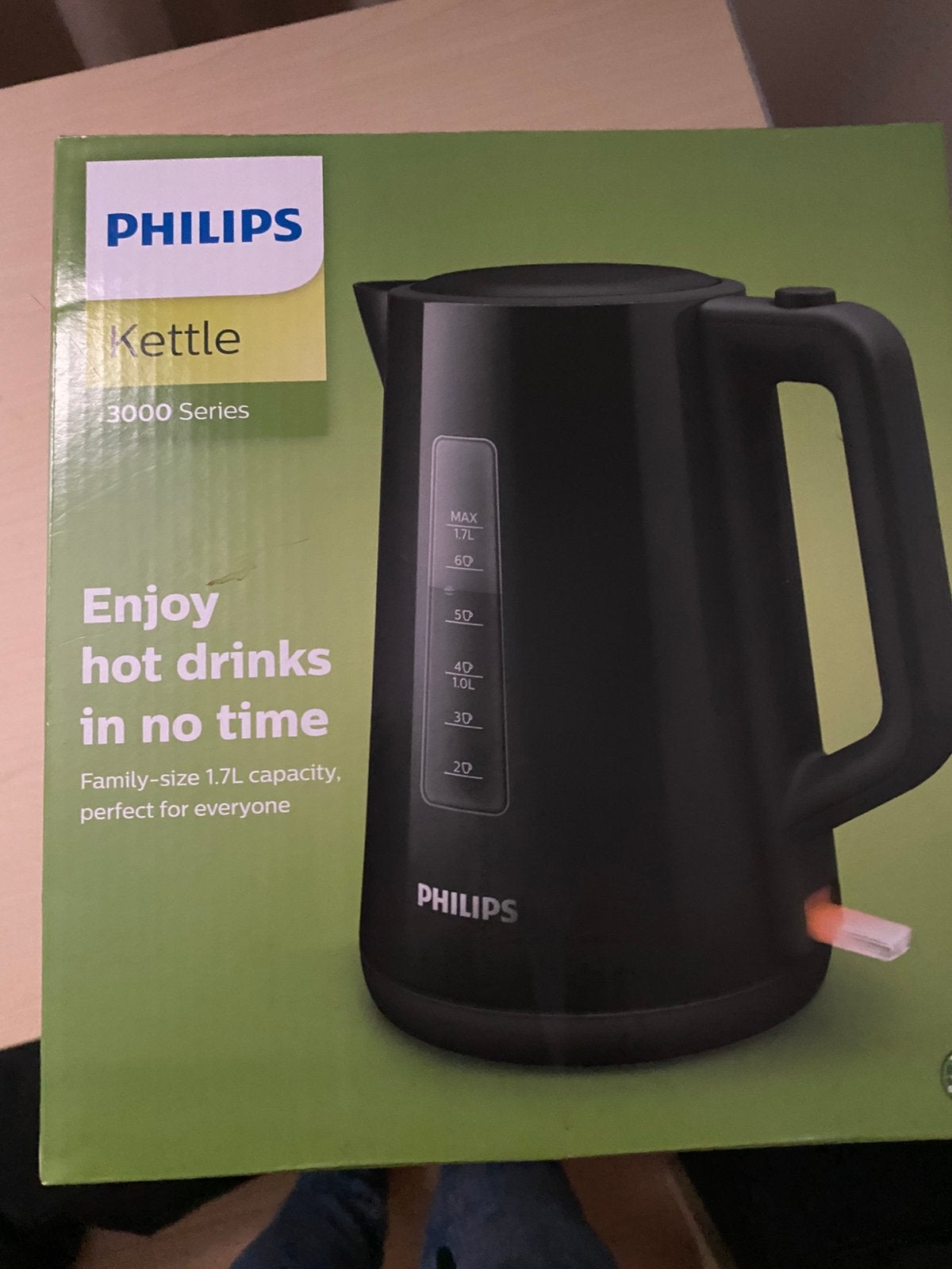 Philips kettle 3000 series, 1 tot 2 liter, Ophalen, Nieuw