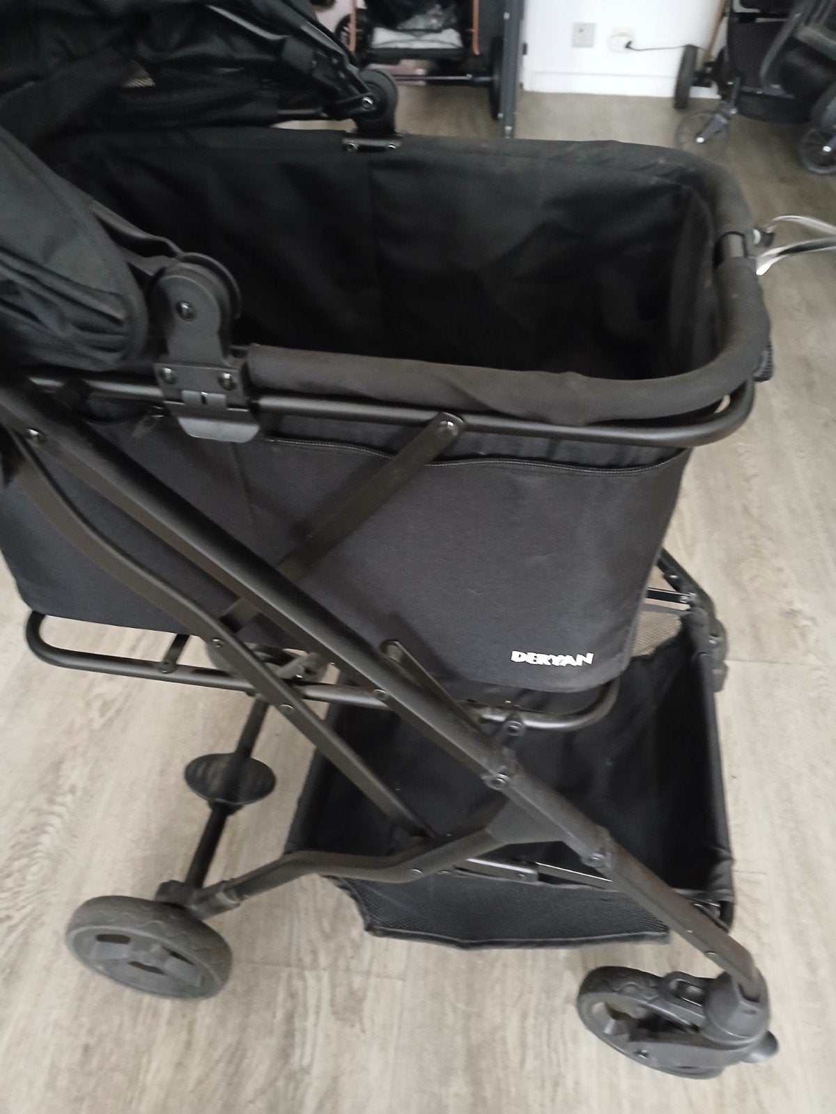 DERYAN luxe uitklapbare hondenbuggy, Dieren en Toebehoren, Honden-accessoires, Ophalen, Hondenbuggy