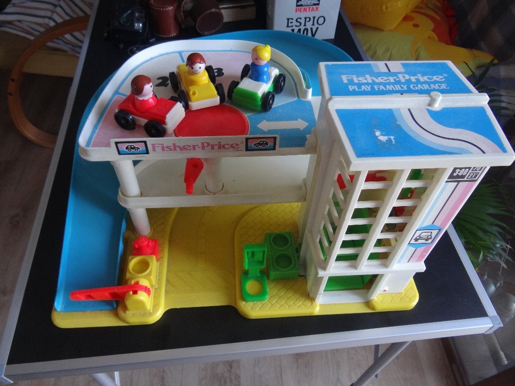 Garage fisher price, vintage, Ophalen, Gebruikt