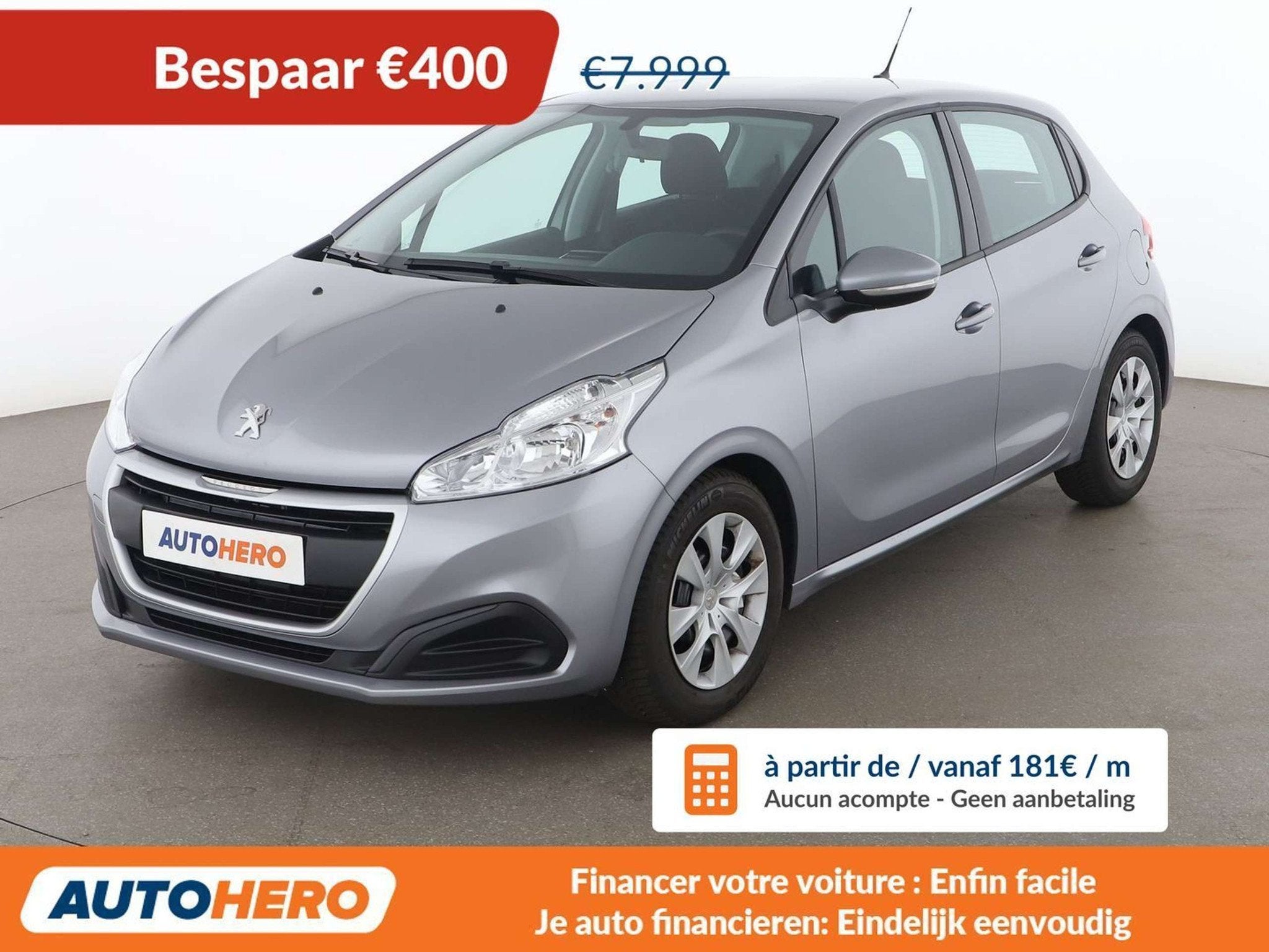 Peugeot 208 1.2 PureTech Like (bj 2018), Auto's, Voorwielaandrijving, Stof, 1199 cc, 5 deurs
