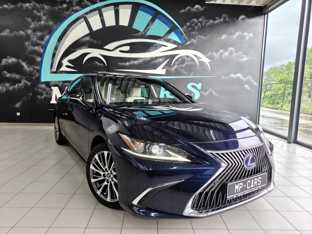 Lexus ES300H / 2.5i Hybride, Auto's, Parkeerassistent, Blauw, Leder, Berline