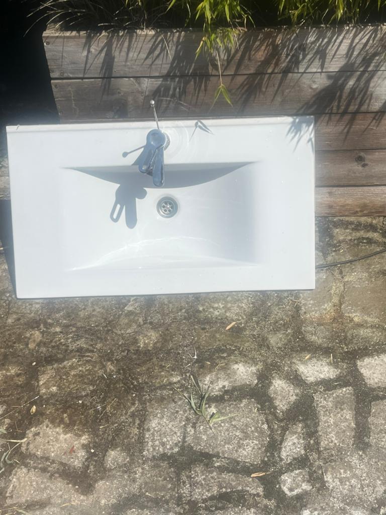 Lavabo, Doe-het-zelf en Bouw, Sanitair, Ophalen, Zo goed als nieuw