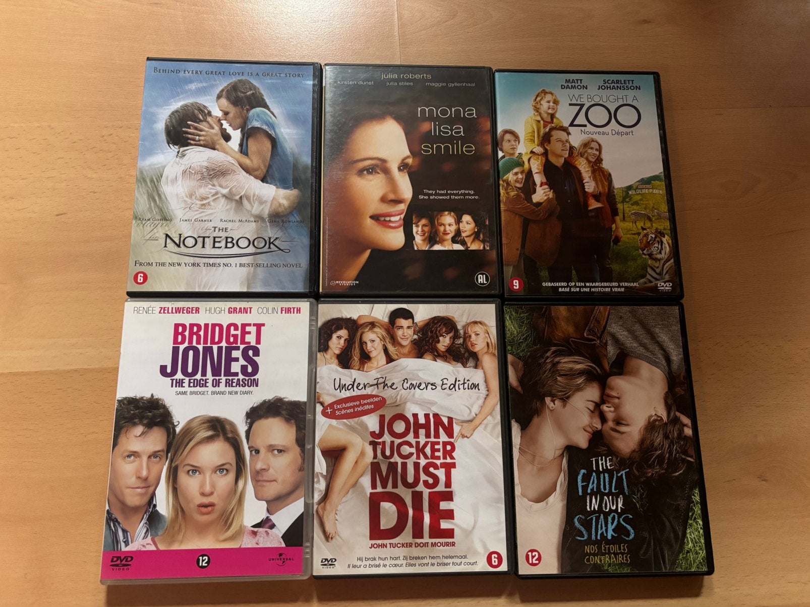 6 DVD - titres variés, Envoi, Utilisé
