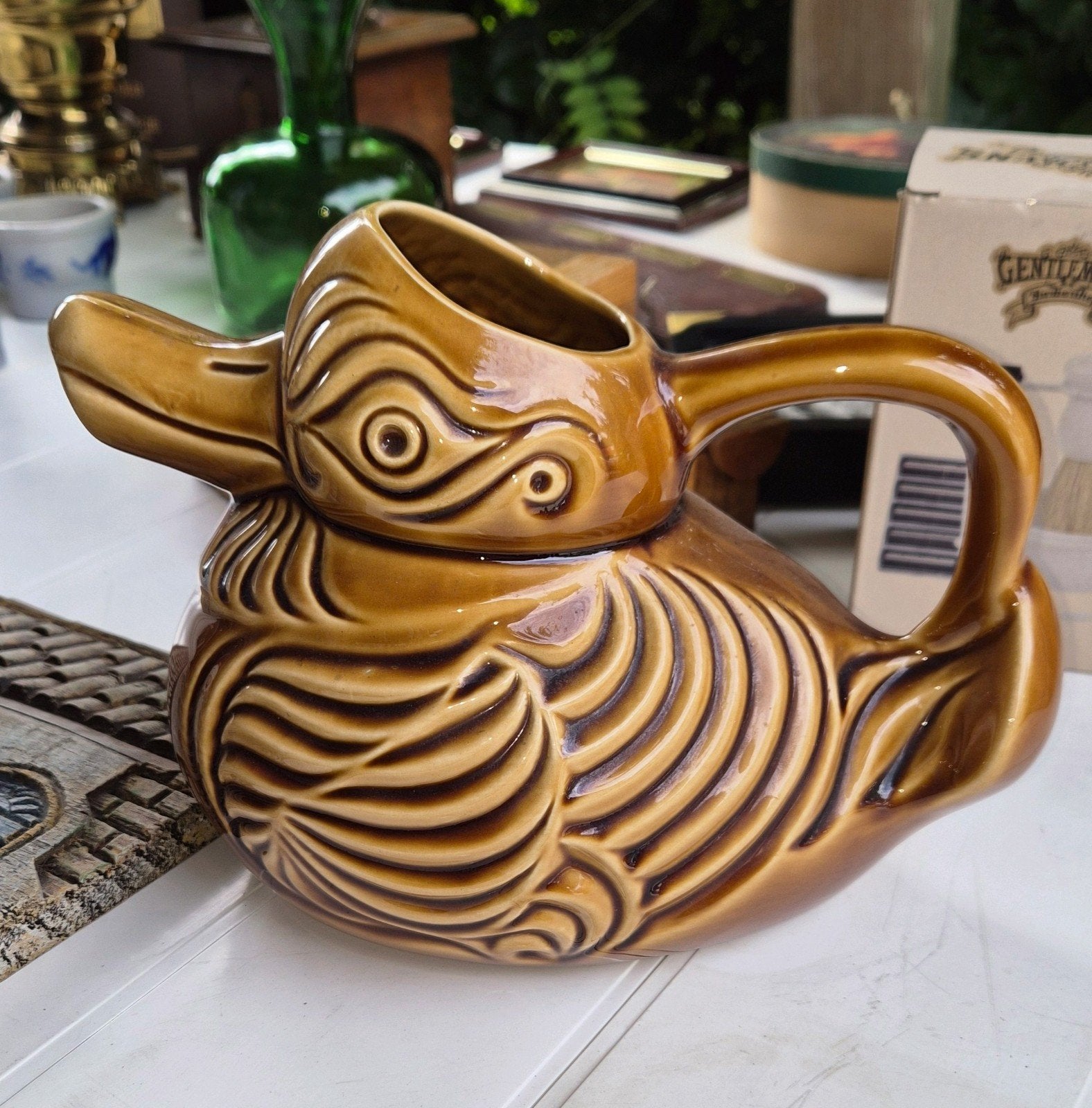 Karaf eend vintage water, Huis en Inrichting, Ophalen of Verzenden