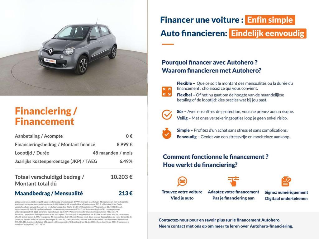 Renault Twingo 1.0 SCe Intens (bj 2018), 4 zetels, Gebruikt, Euro 6, 110 g/km