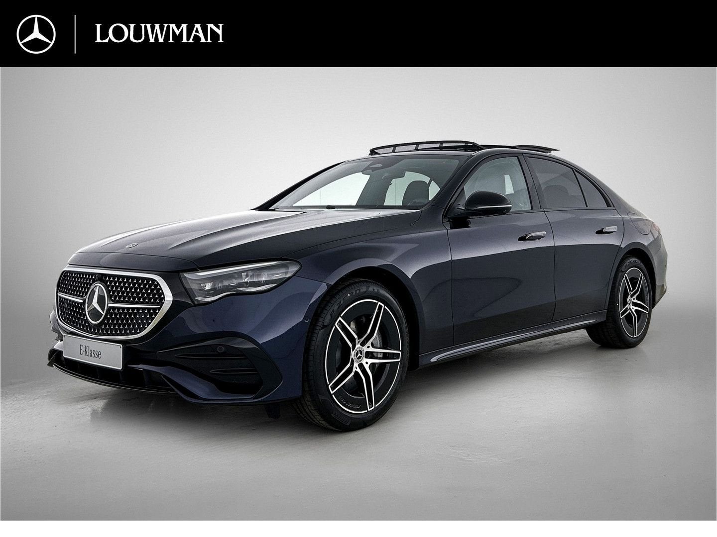 Mercedes-Benz E 300 e Business Solution AMG | Premium pakket, Auto's, Automaat, Zwart, Blauw, Berline