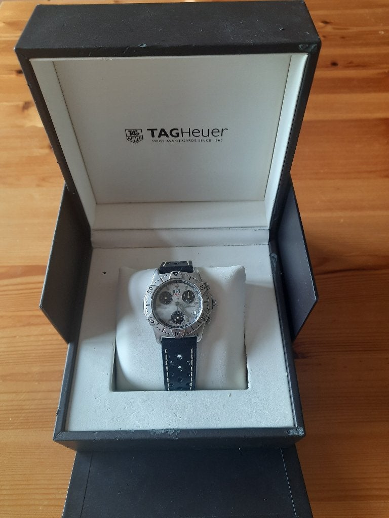 TAGHeuer horloge man, Handtassen en Accessoires, Horloges | Heren, Staal, Polshorloge, Ophalen of Verzenden, TAG Heuer
