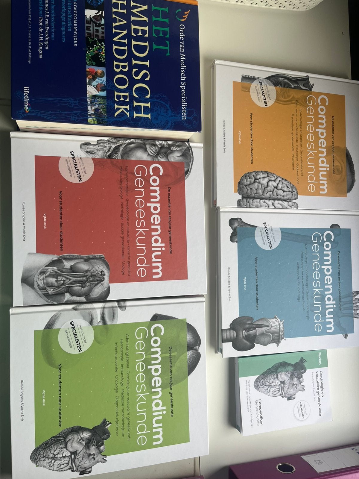 Compendium geneeskunde + het medisch handboek, Ophalen