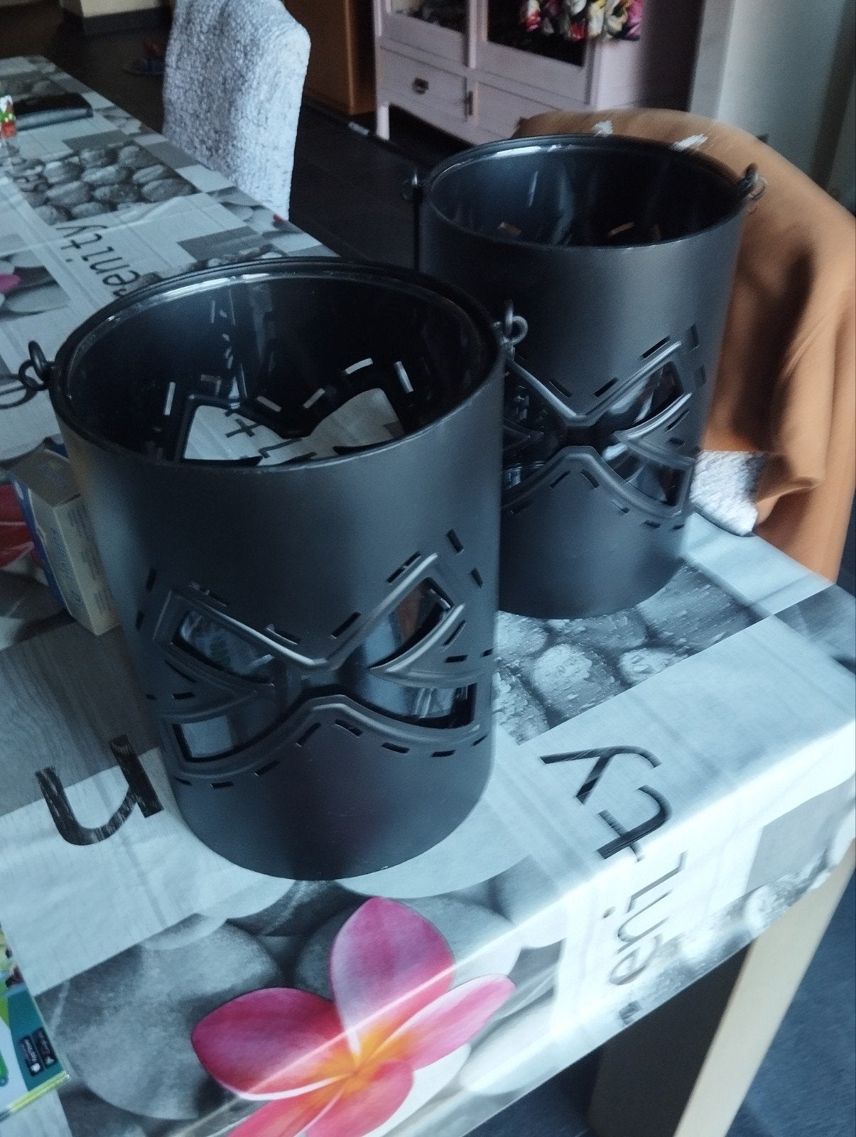 2 grote windlichten goede staat, Huis en Inrichting, Ophalen