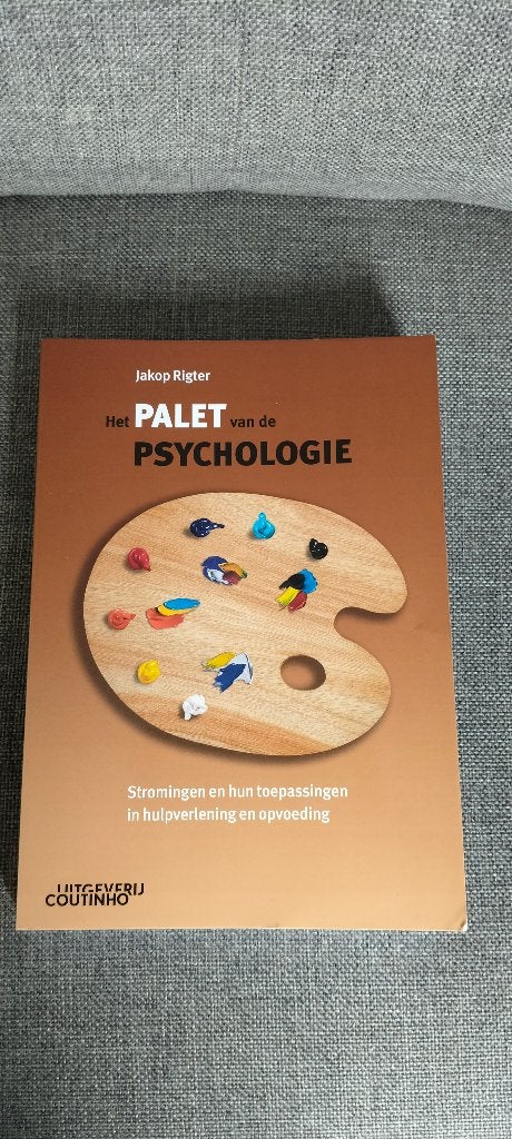 Het palet van de psychologie, Ophalen, Zo goed als nieuw, Hogeschool, Jakop Rigter