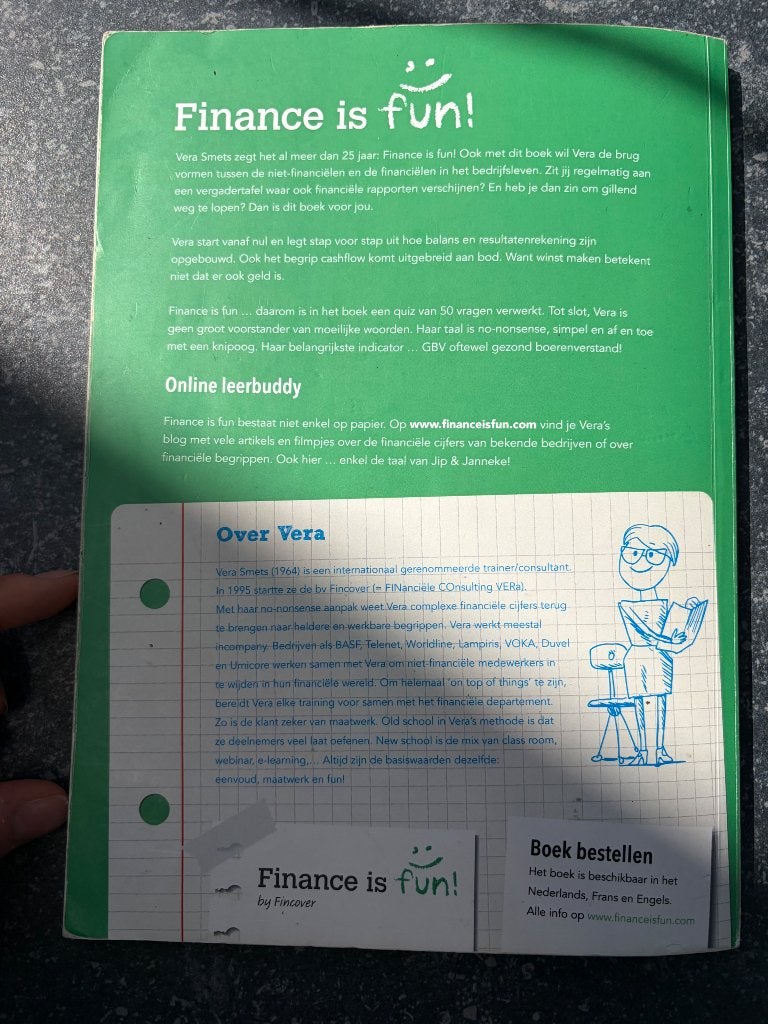Finance is fun, Geld en Beleggen, Vera Smets, Ophalen, Gelezen